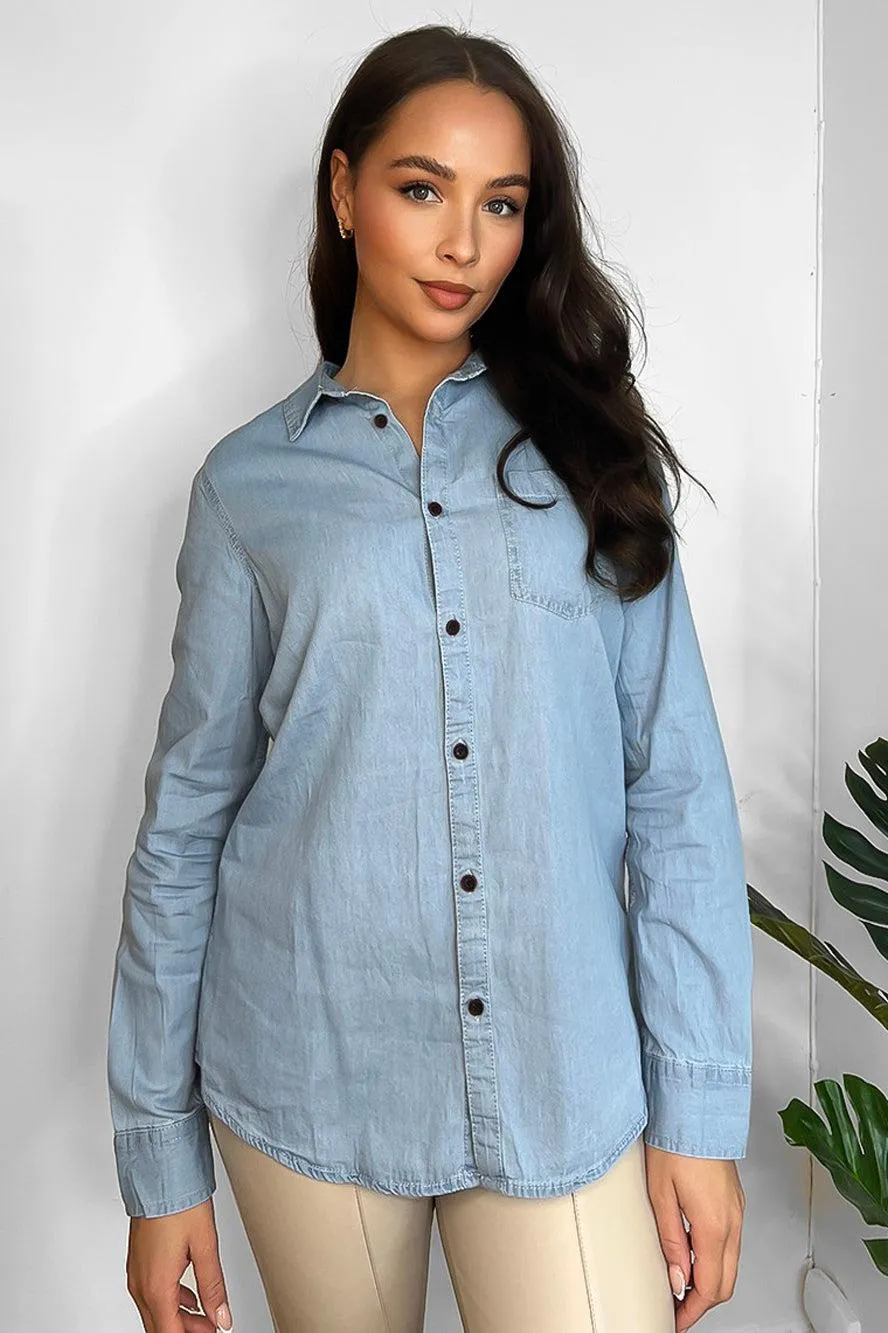 100% Cotton Classic Denim Shirt