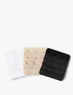 3 Pack 3 Hook Bra Extenders