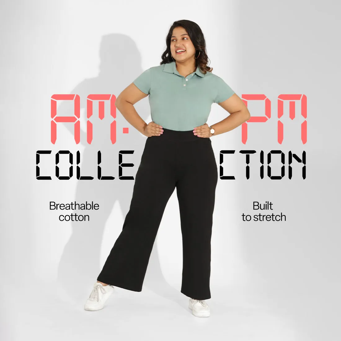 AM:PM Cotton Wide Legged Pants