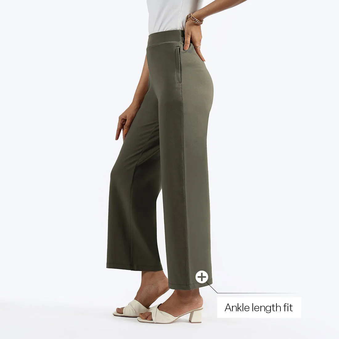 AM:PM Cotton Wide Legged Pants