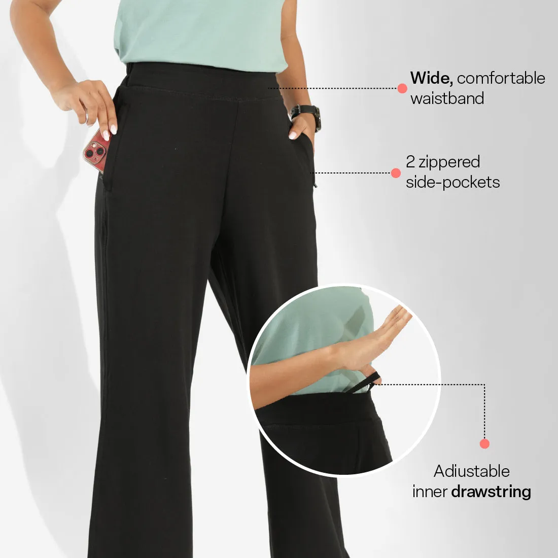 AM:PM Cotton Wide Legged Pants