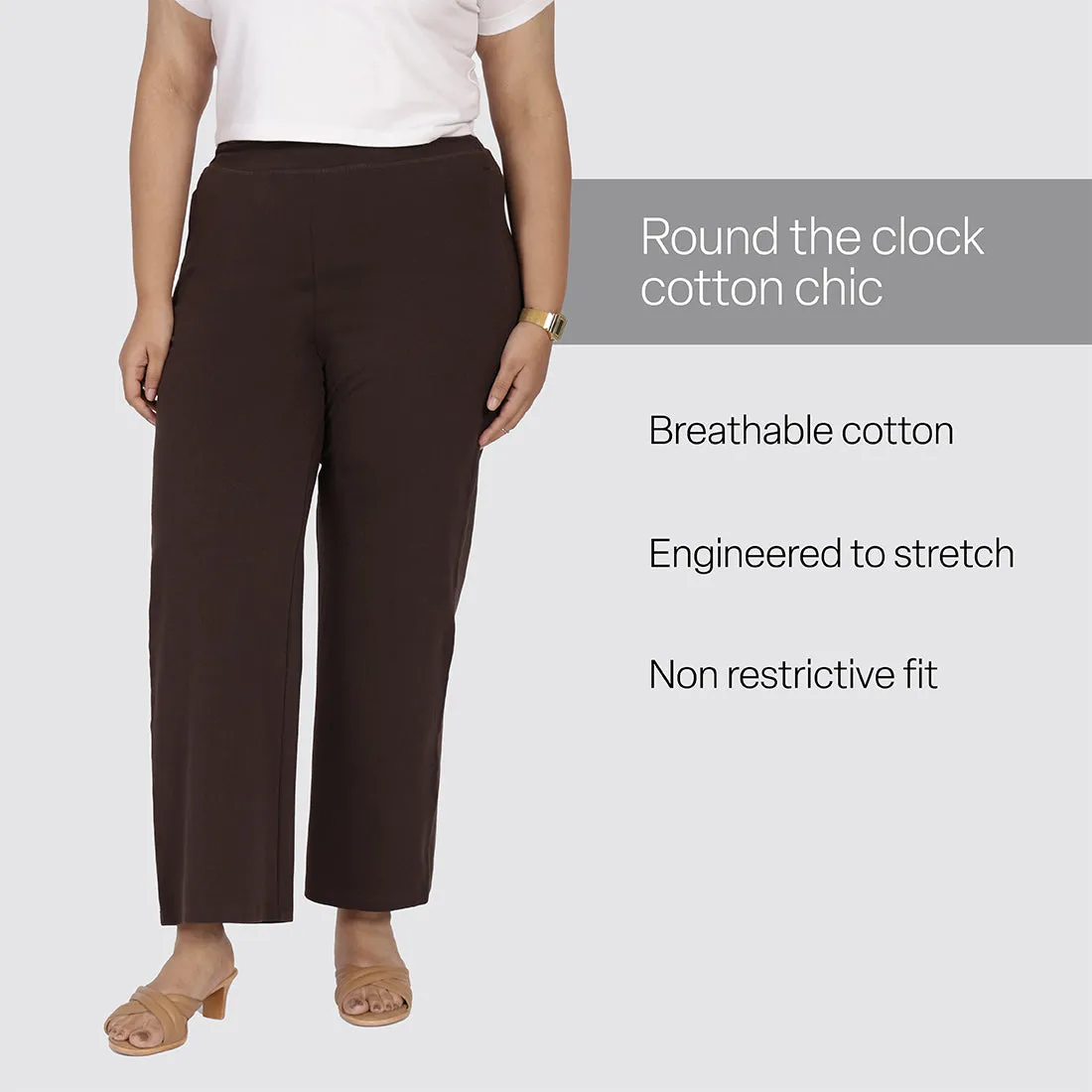 AM:PM Cotton Wide Legged Pants