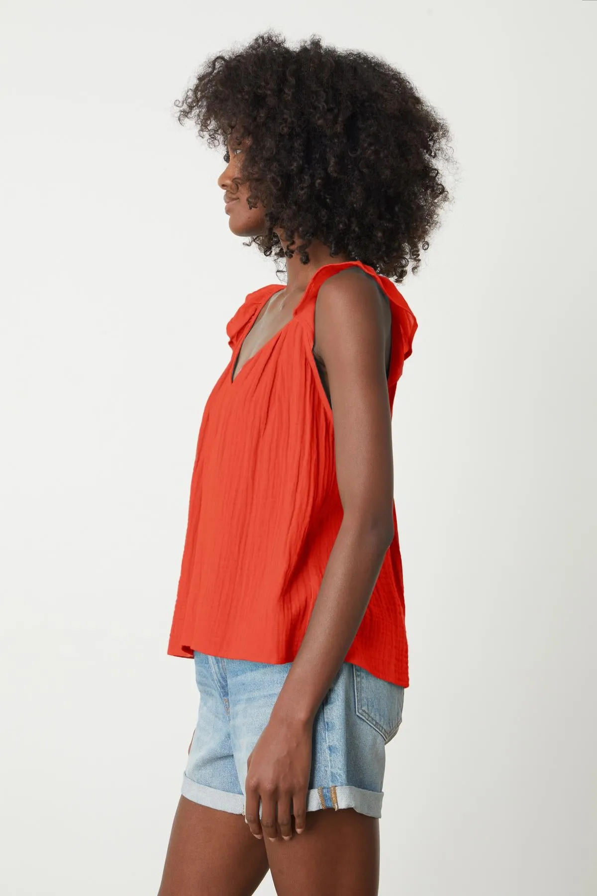 ANETTE COTTON GAUZE TOP