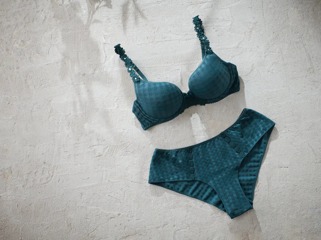 Avero Heart Shape Bra | Empire Green