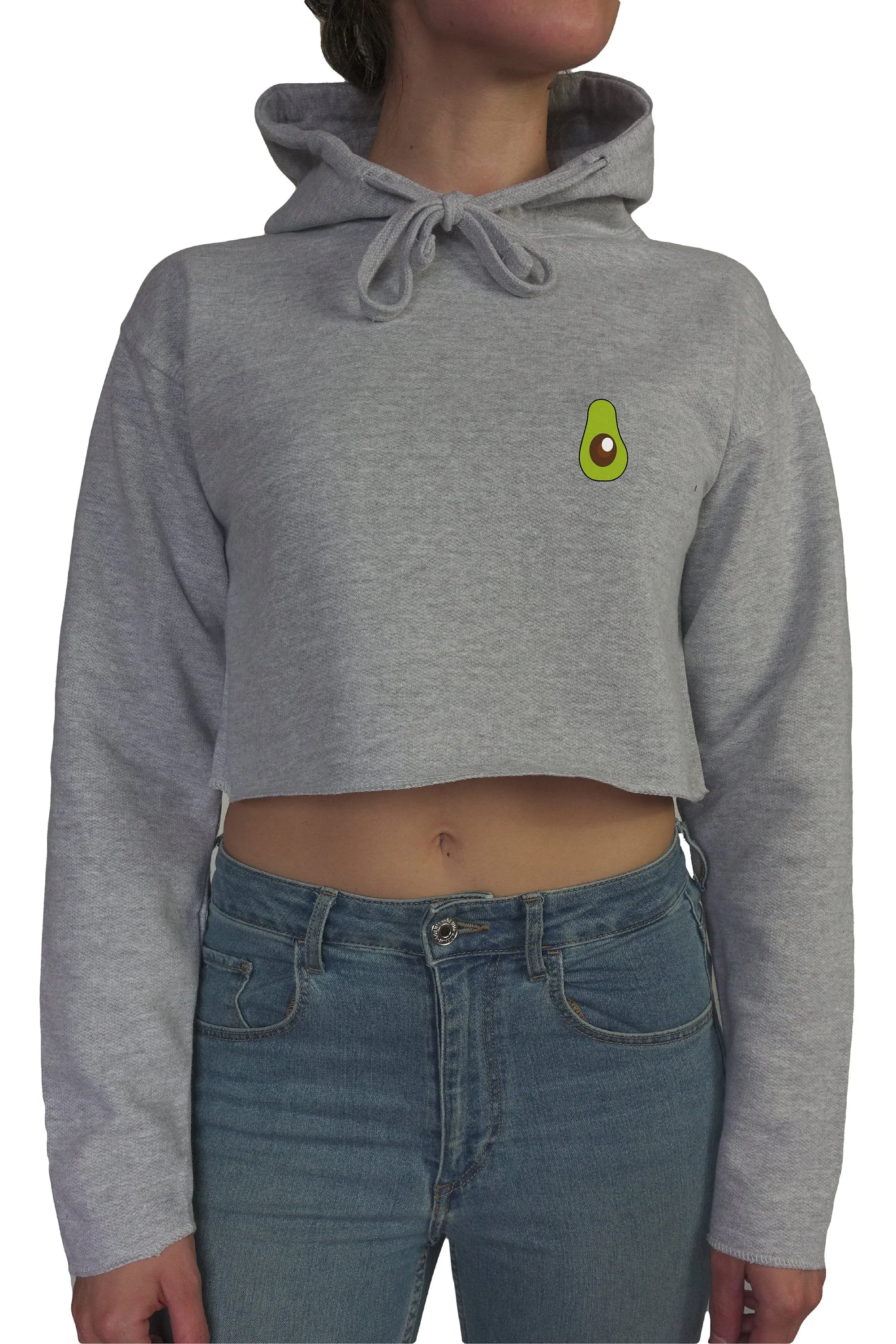 AVOCADO || Organic Cotton || Crop Hoodie