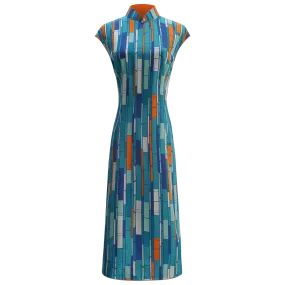 【BAMBOO】100% Silk Cheongsam (Sleeveless)