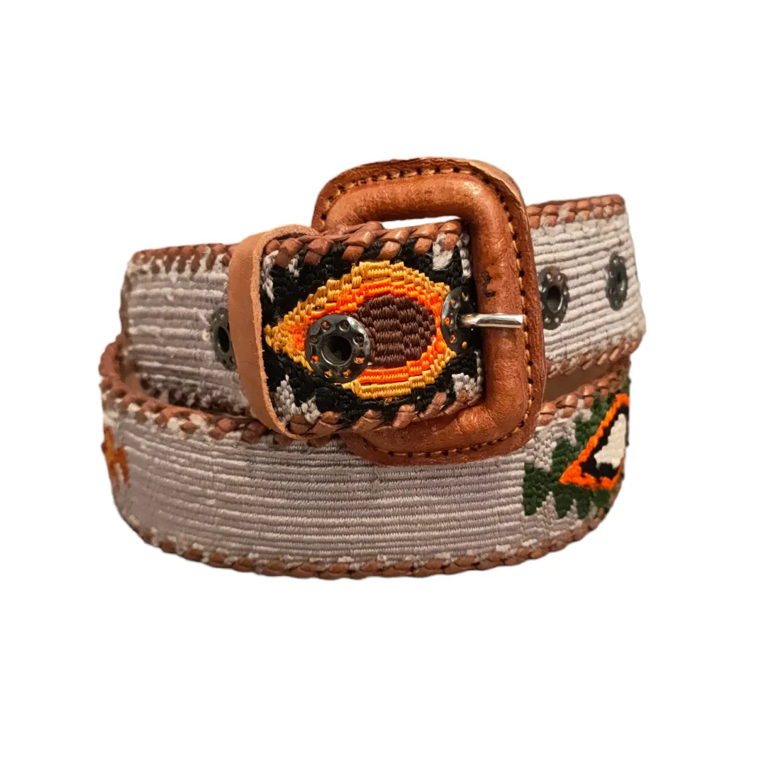 Belt with Guatemalan Silk Embroidery