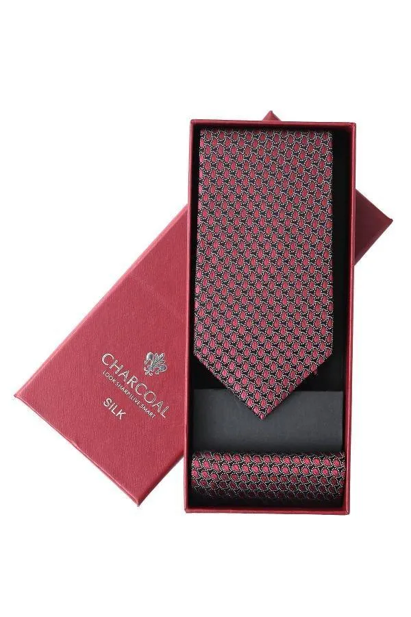 BOX SILK TIE SET