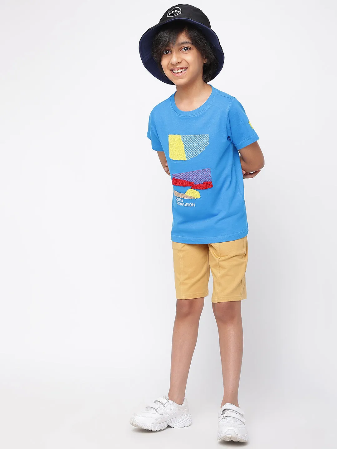 Boys Khakhi Cotton Shorts