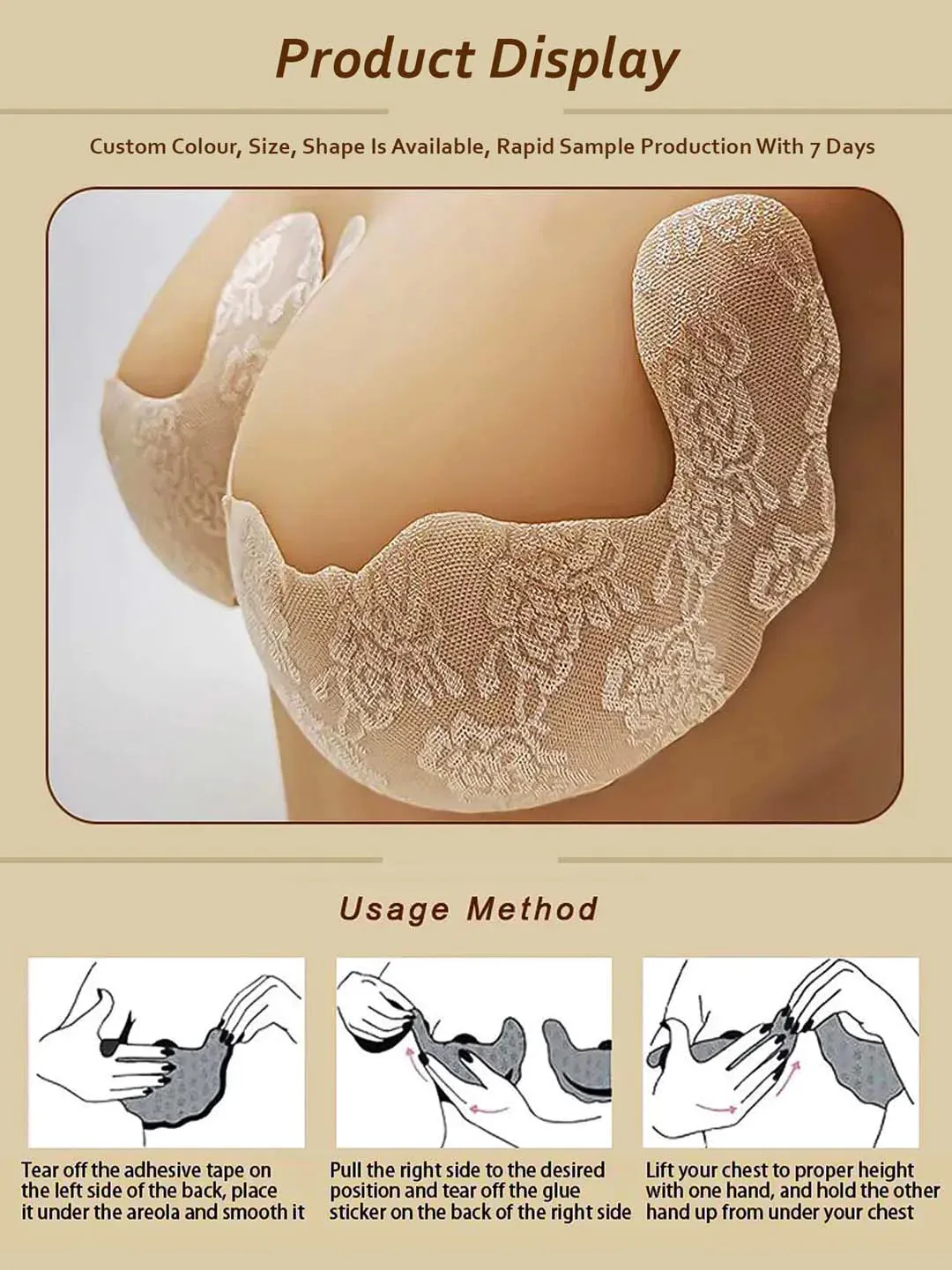 Breast Lift lace tape