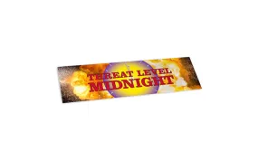 BUMPER STICKER: THREAT LEVEL MIDNIGHT