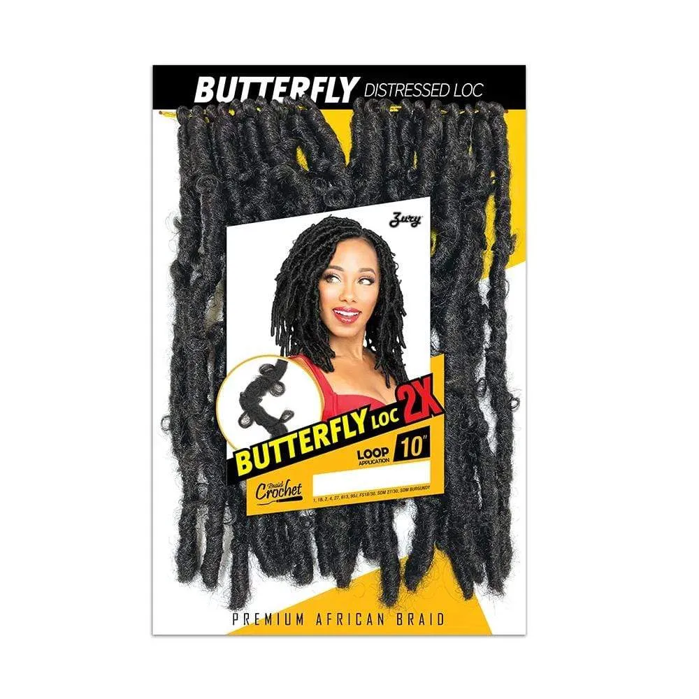 BUTTERFLY LOC 2X 10 | Synthetic Braids