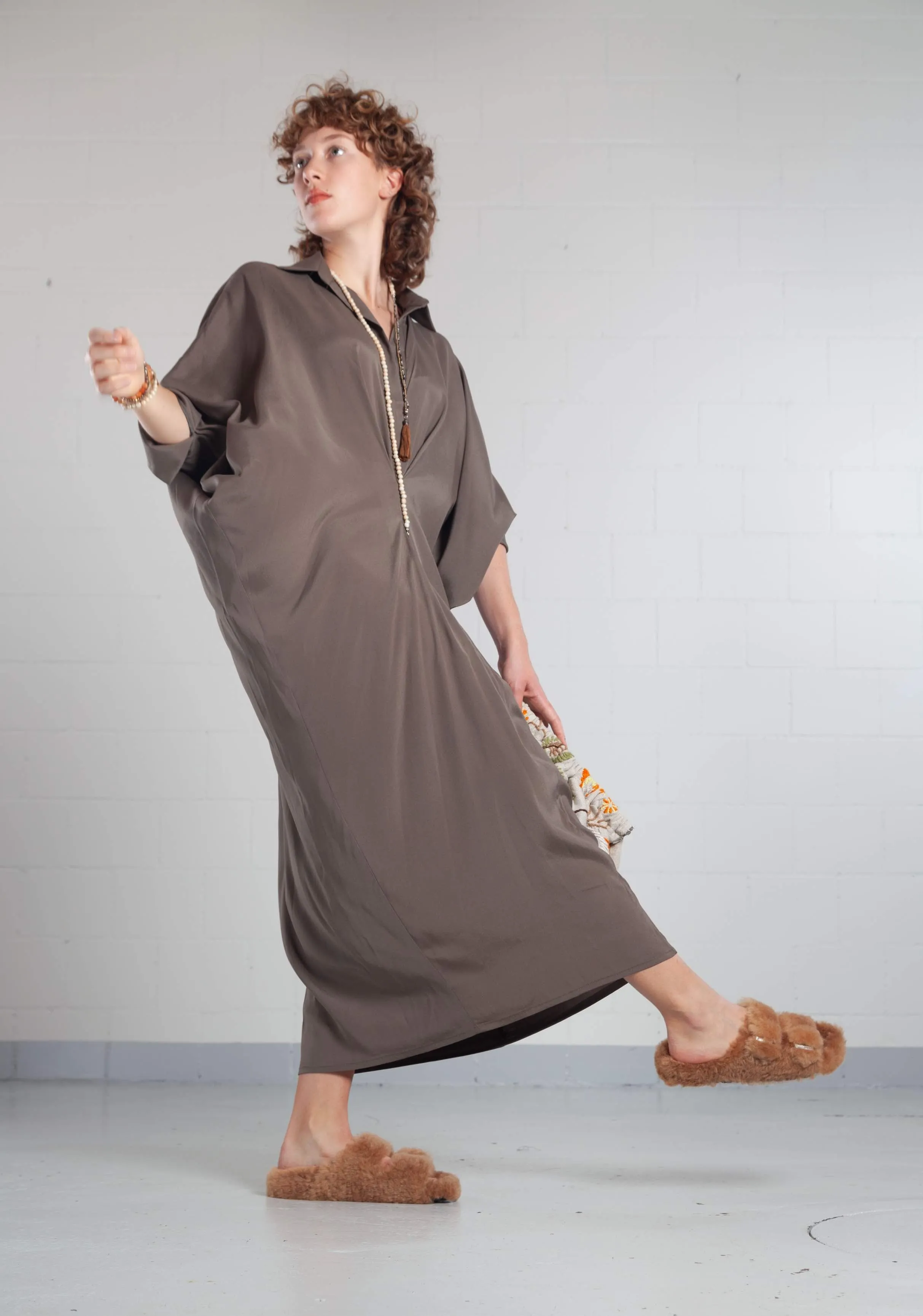 ByAdushka Cedar Barcellona Silk Dress