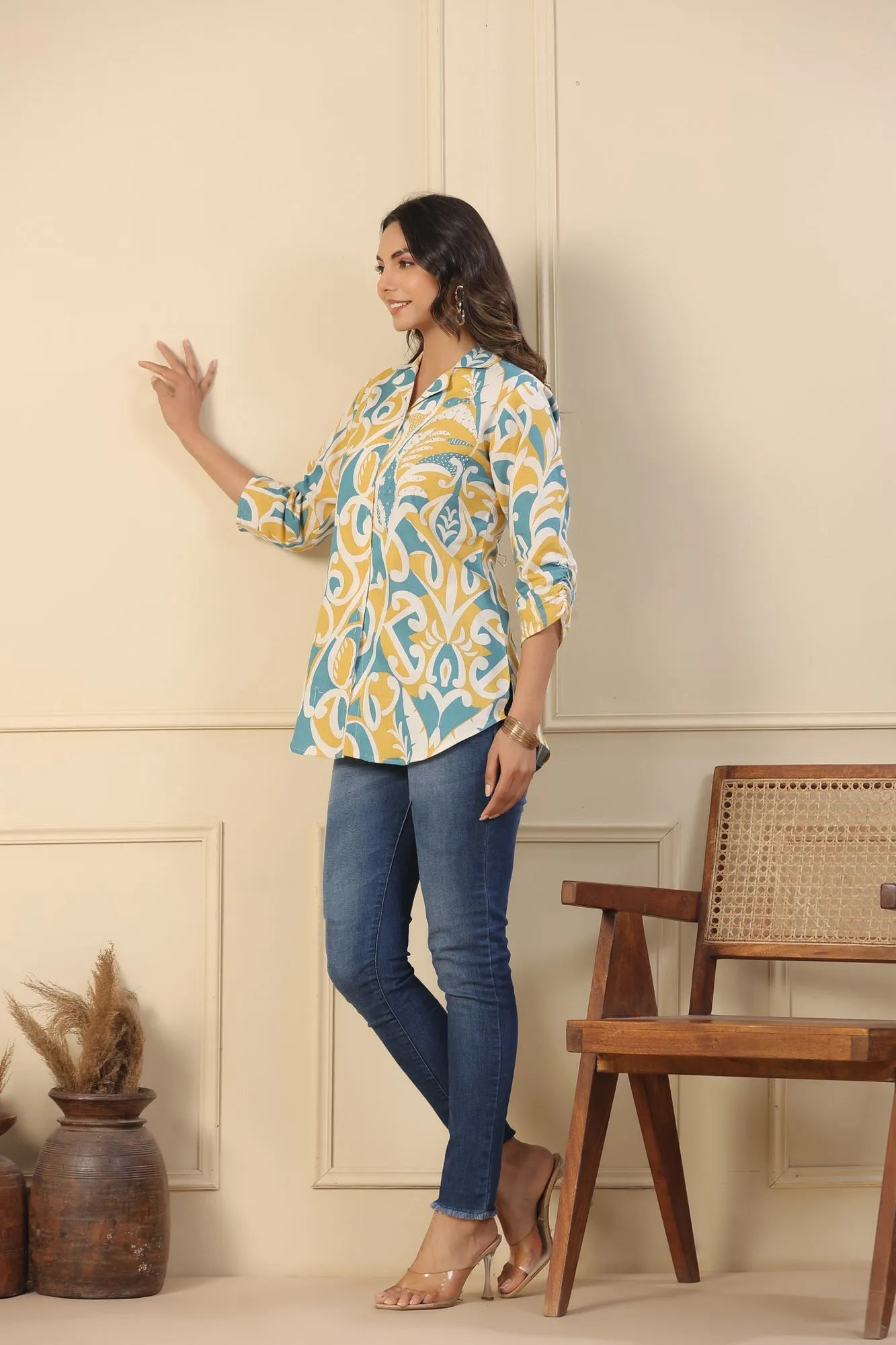 Coastal Canvas Cotton Flex Top