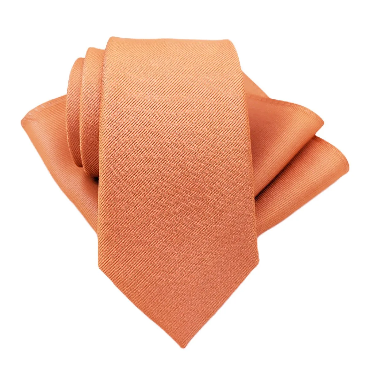 Copper Rose Silk Wedding Tie