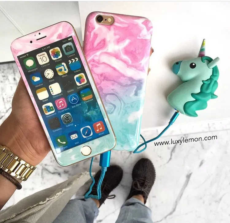 Cotton Candy Marble Phone Case