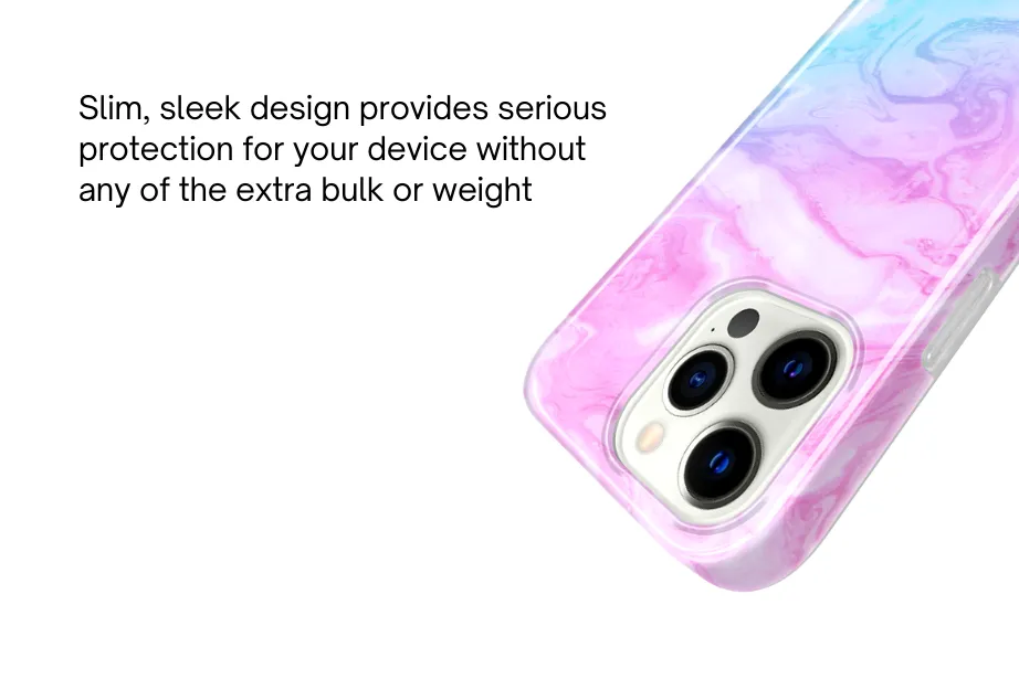 Cotton Candy Marble Phone Case