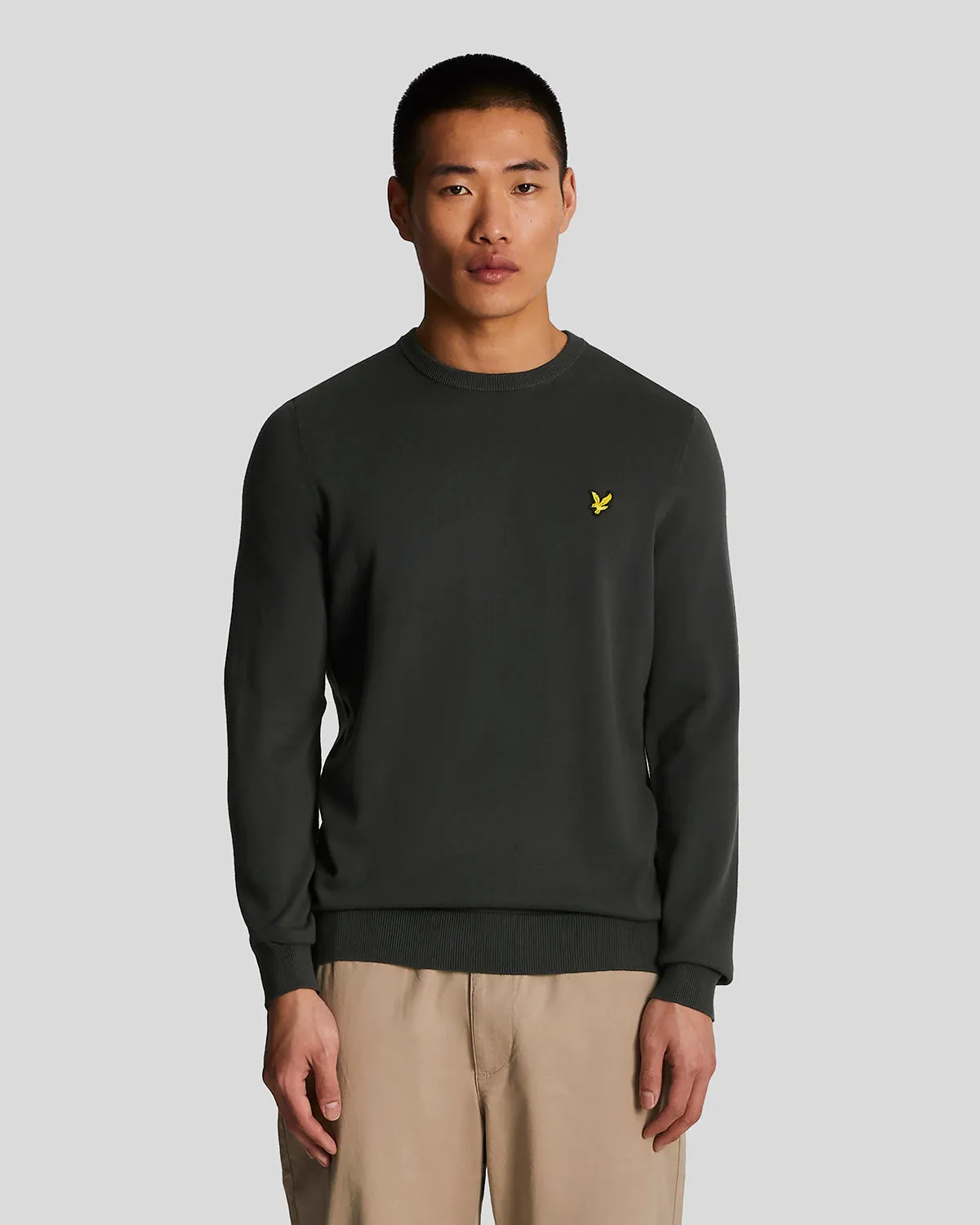 Cotton Crew Neck Jumper