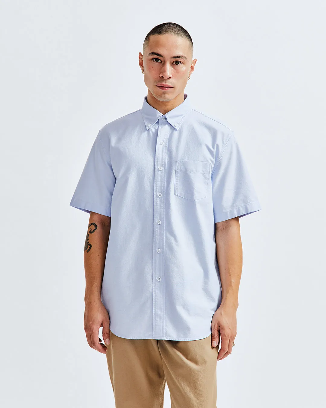 Cotton Oxford Windsor SS Shirt