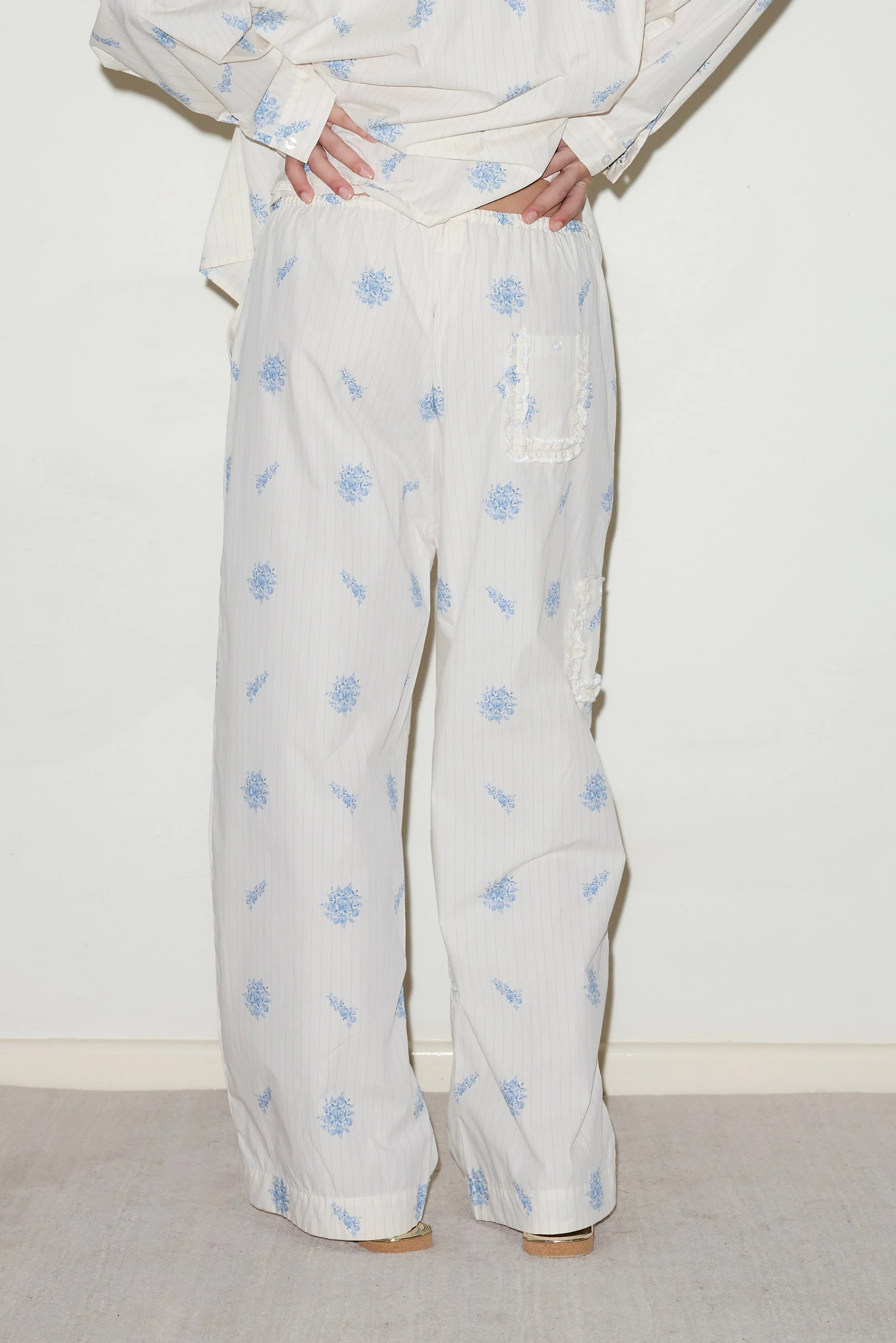 Cotton Pyjama Set - Sea Flower