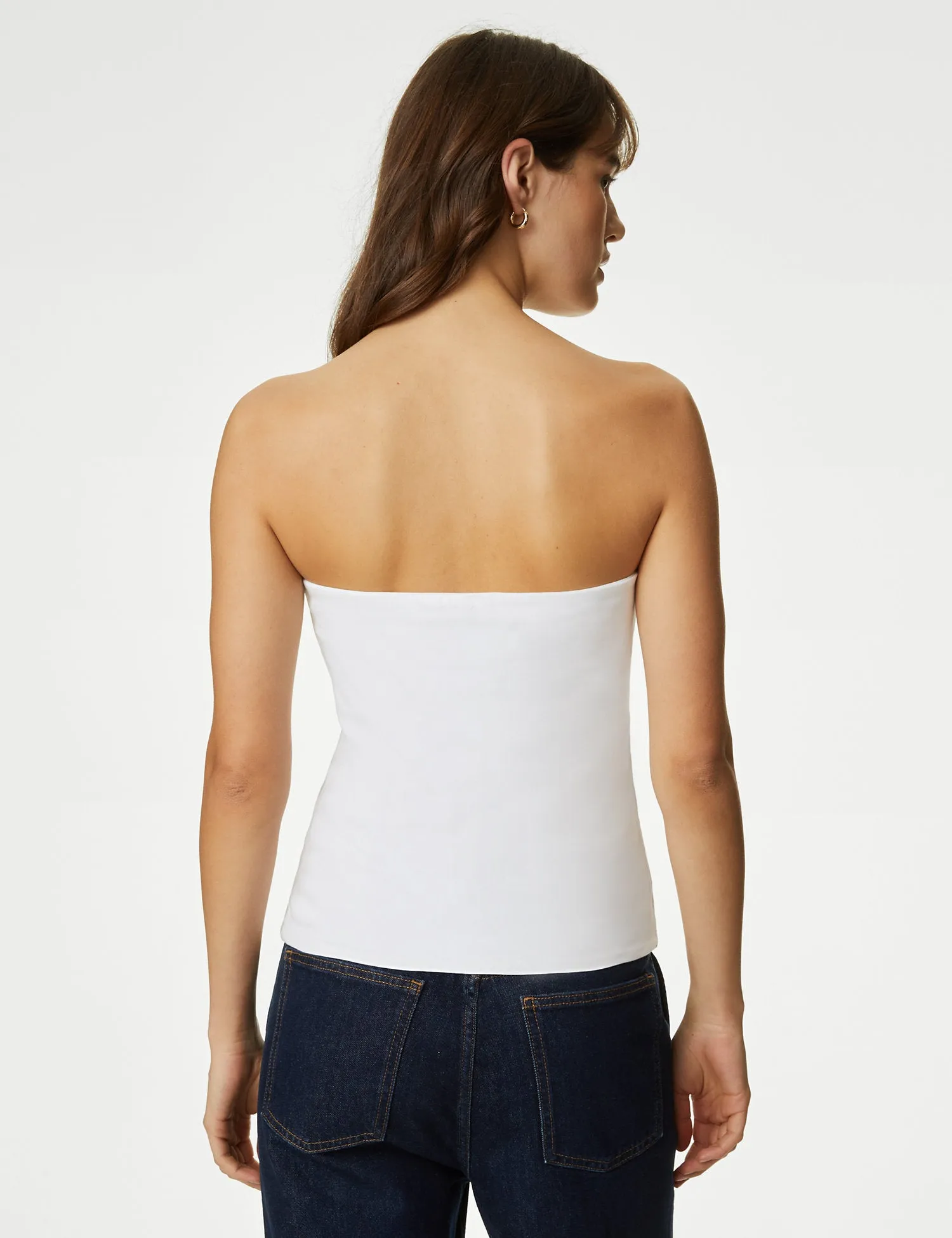 Cotton Rich Bandeau Top