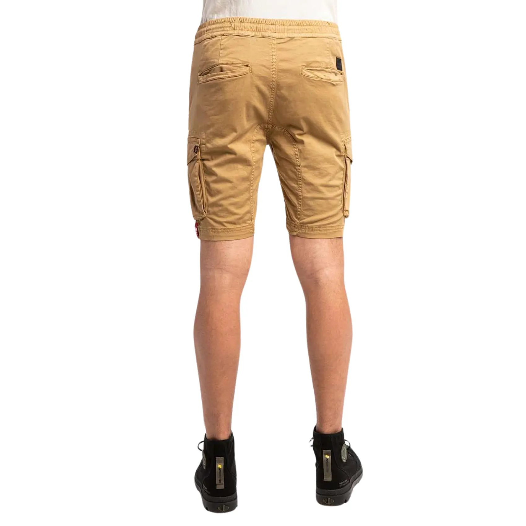 Cotton Twill Jogger Short - Khaki