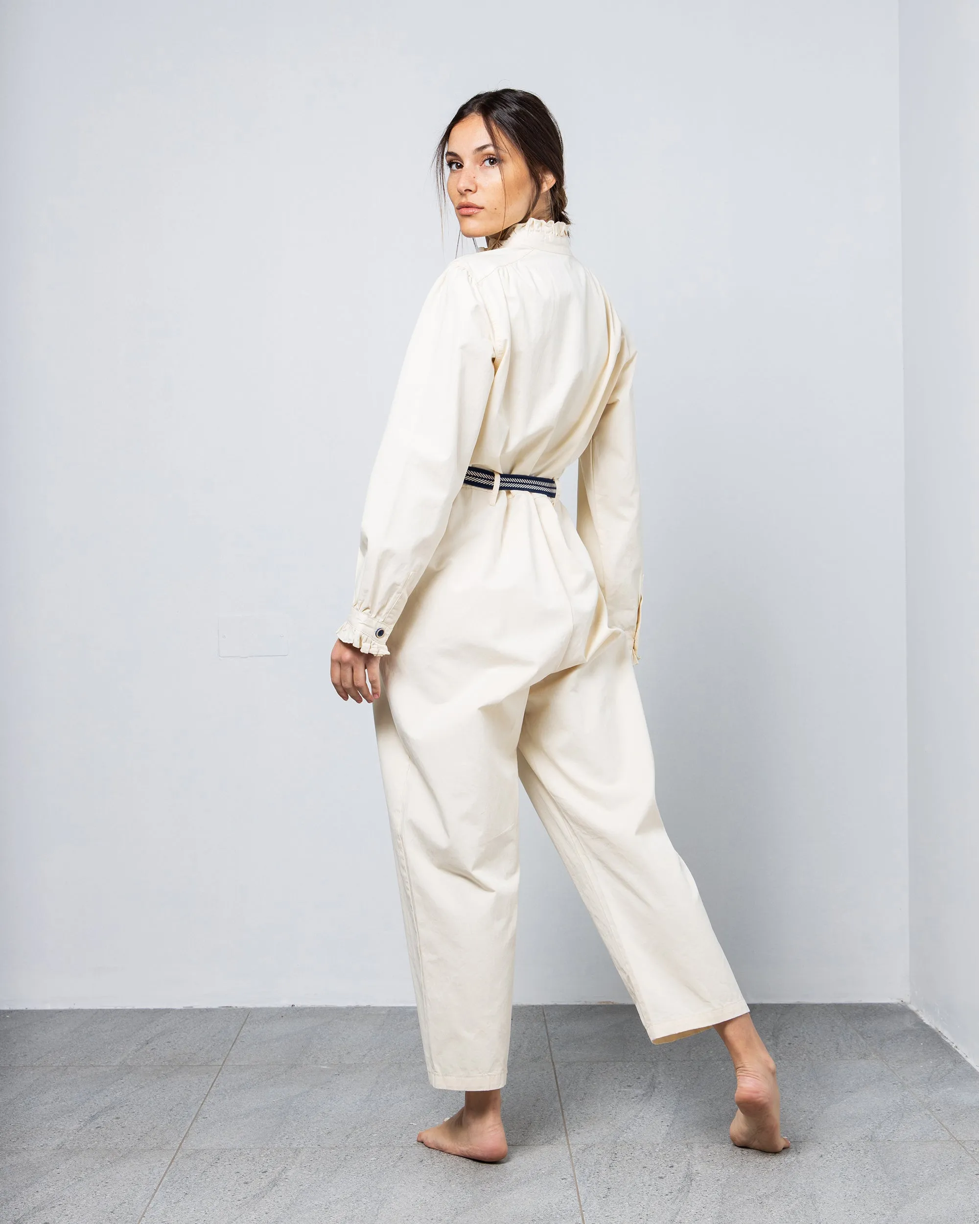 COTTON TWILL JUMPSUIT 1751