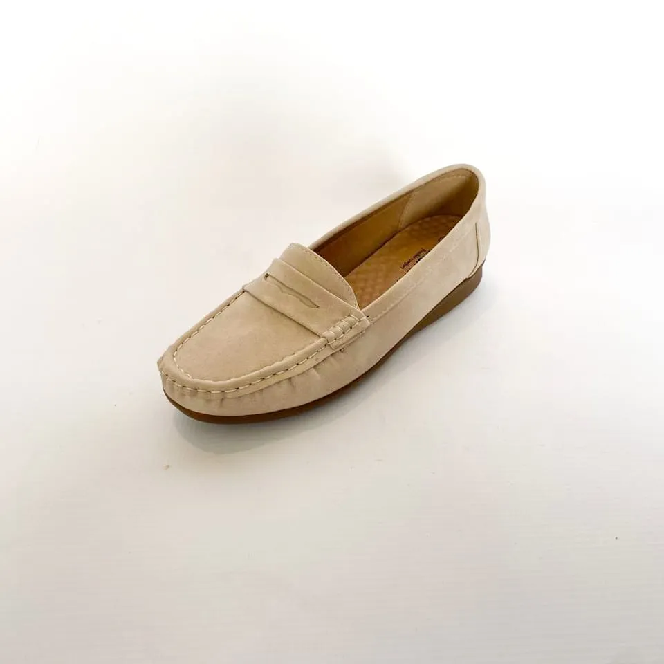 Cushion-Walk taupe comfort moccasin