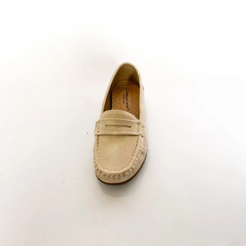 Cushion-Walk taupe comfort moccasin