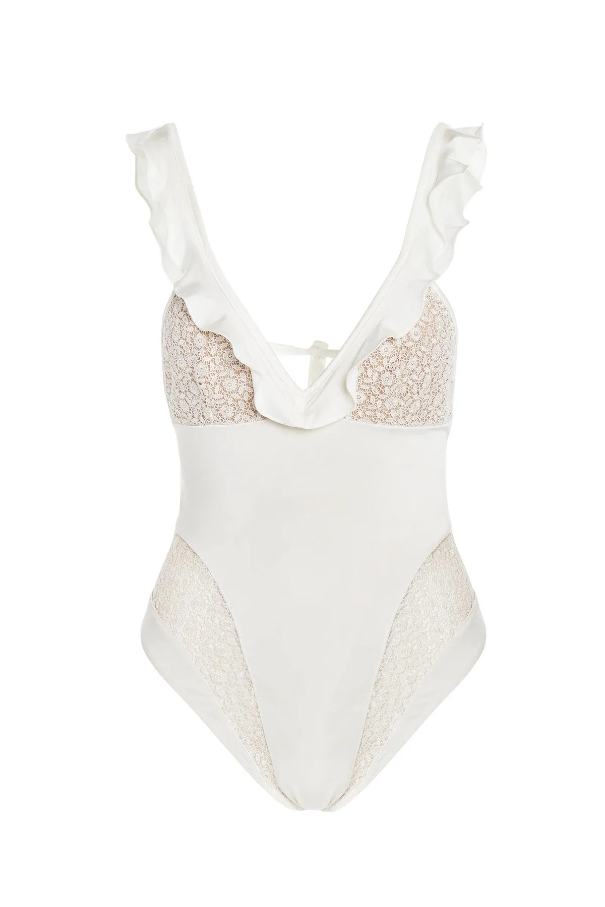 Daiquiri Lace One Piece - White