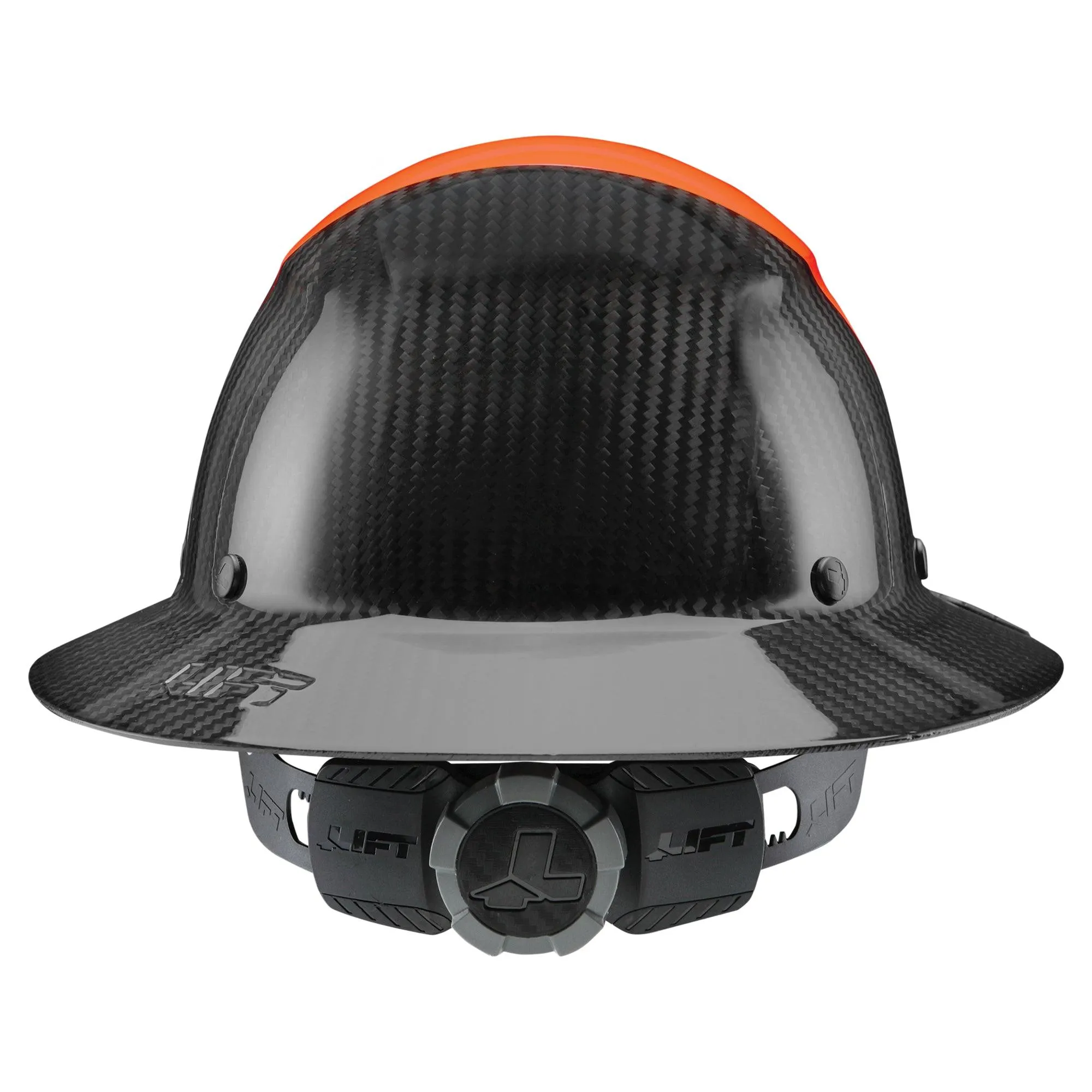 DAX FIFTY50 Carbon Fiber Hardhat - Orange / Black