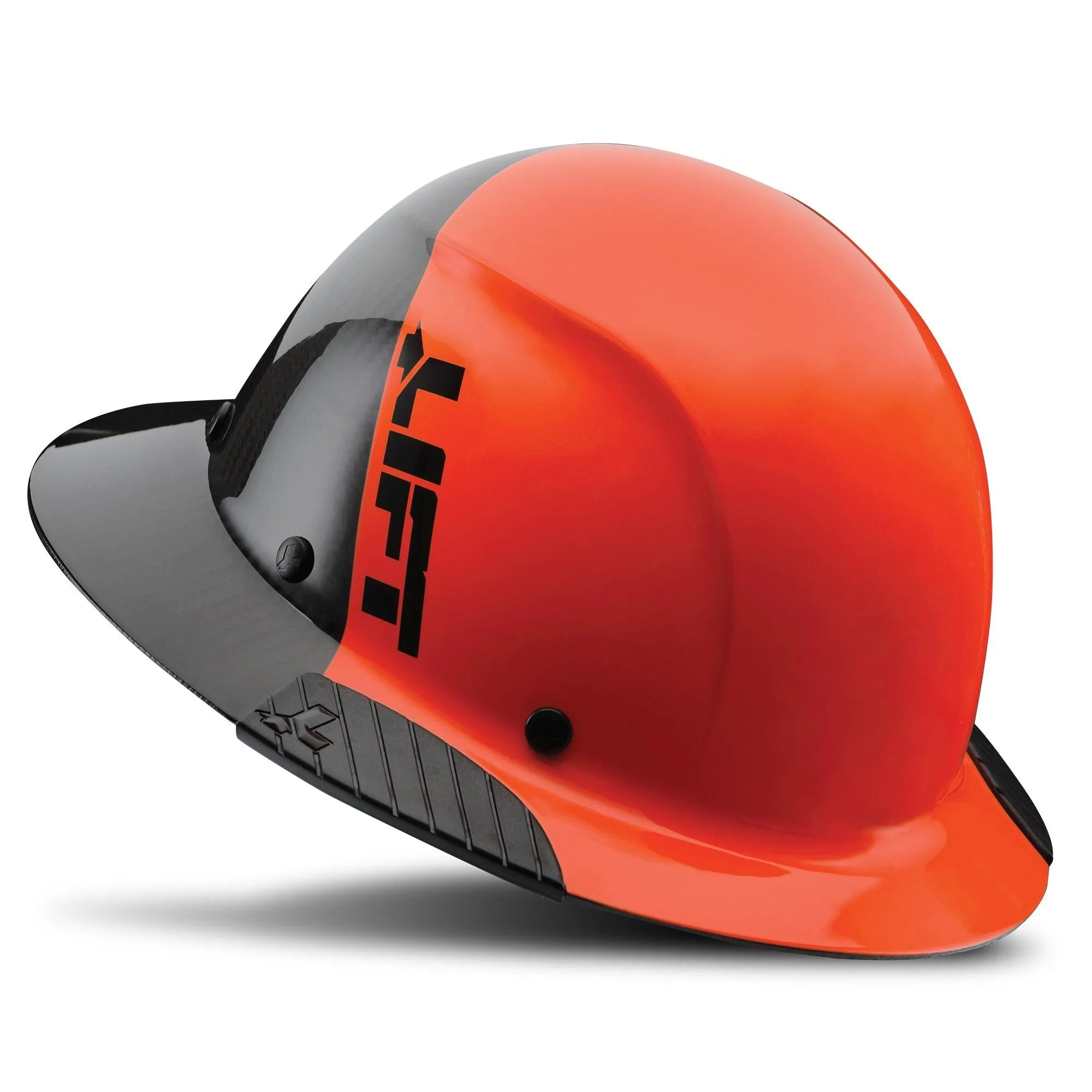 DAX FIFTY50 Carbon Fiber Hardhat - Orange / Black