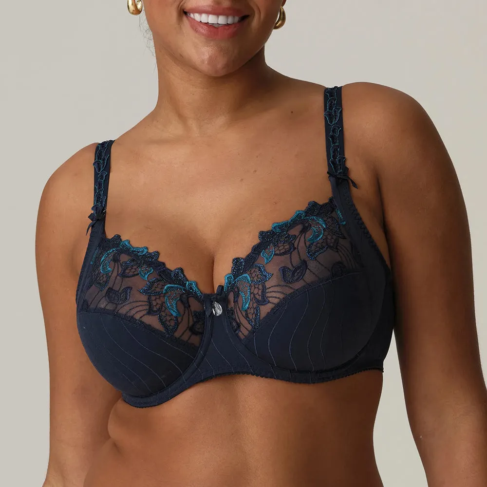 Deauville Velvet Blue Full Cup Bra