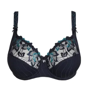 Deauville Velvet Blue Full Cup Bra