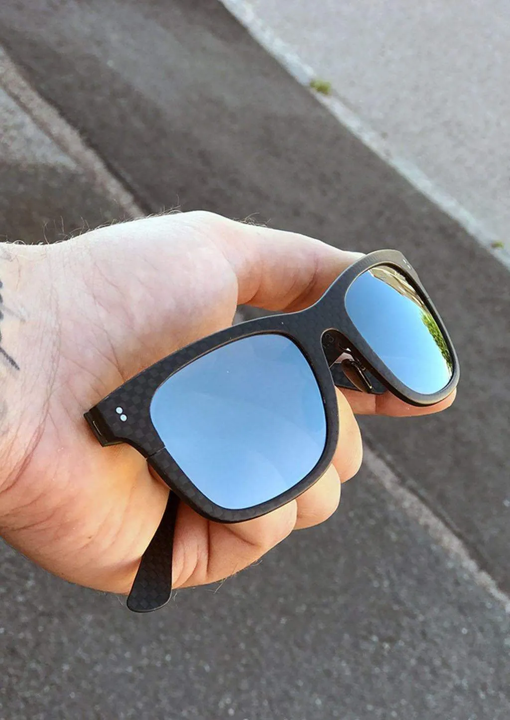 Fibrous V4 Square Carbon Fiber Sunglasses