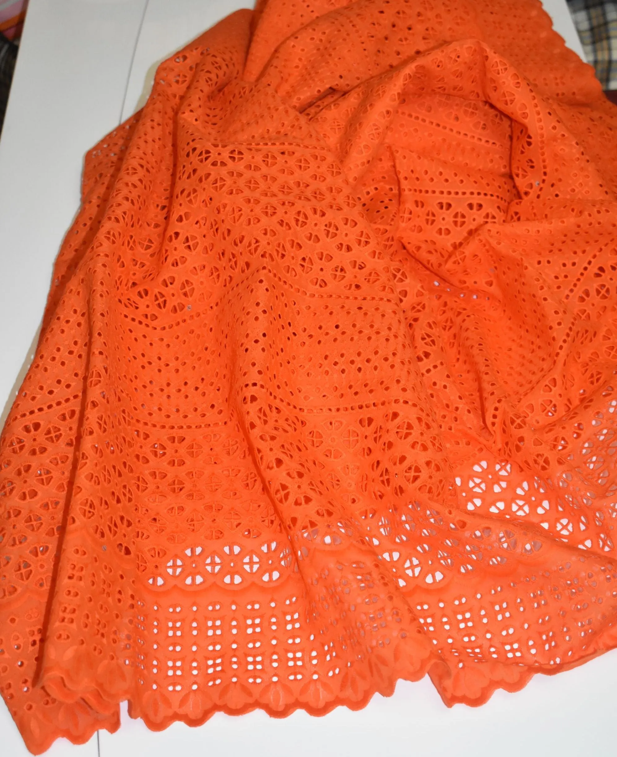 Flirty Orange Lace