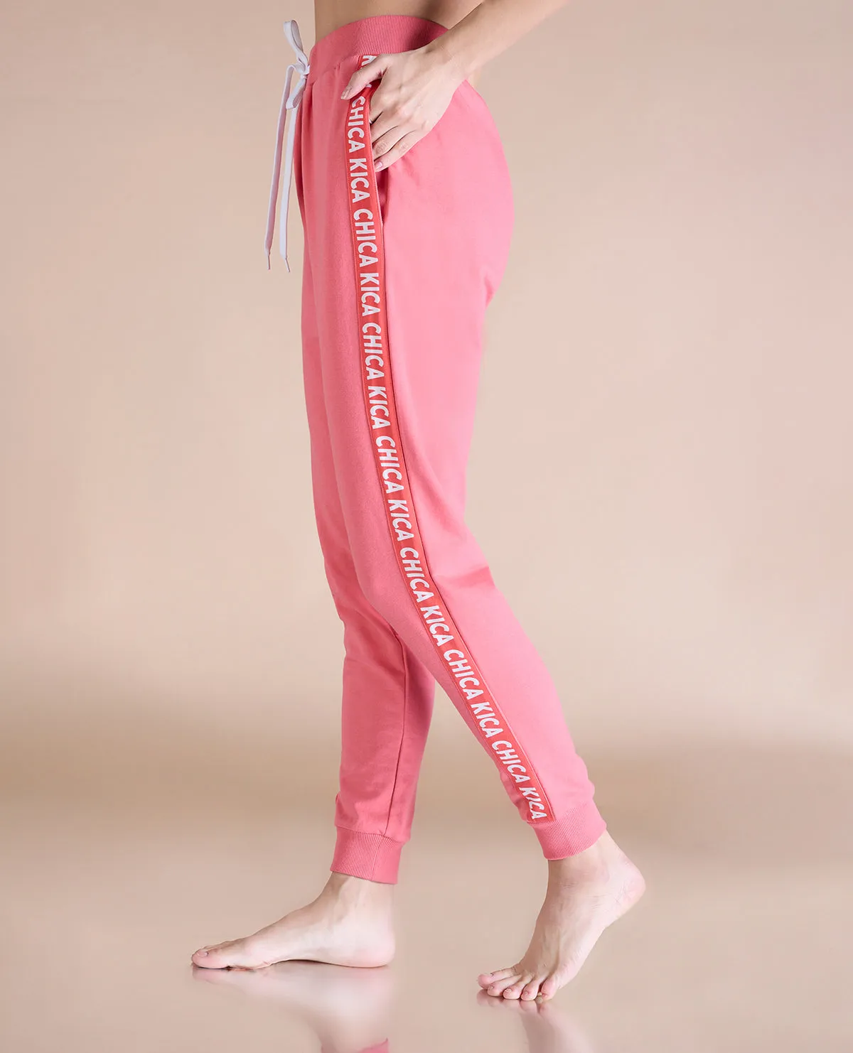 High Waisted Cotton Dance Joggers