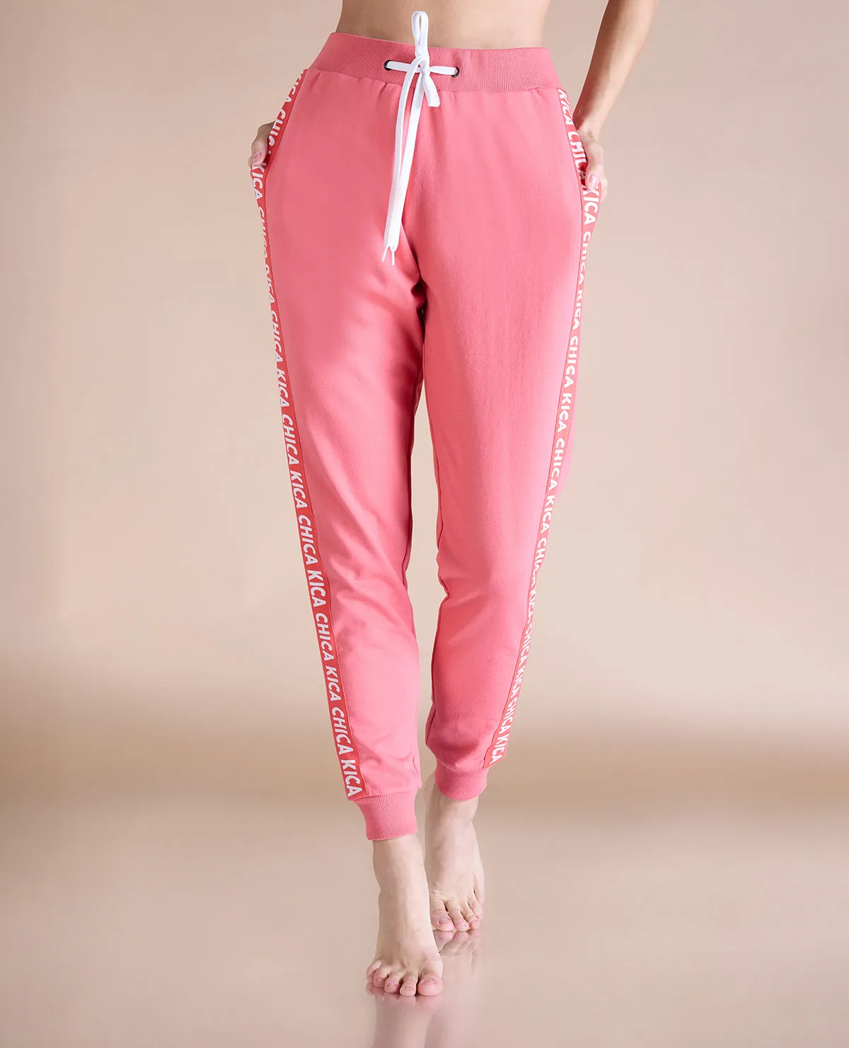 High Waisted Cotton Dance Joggers