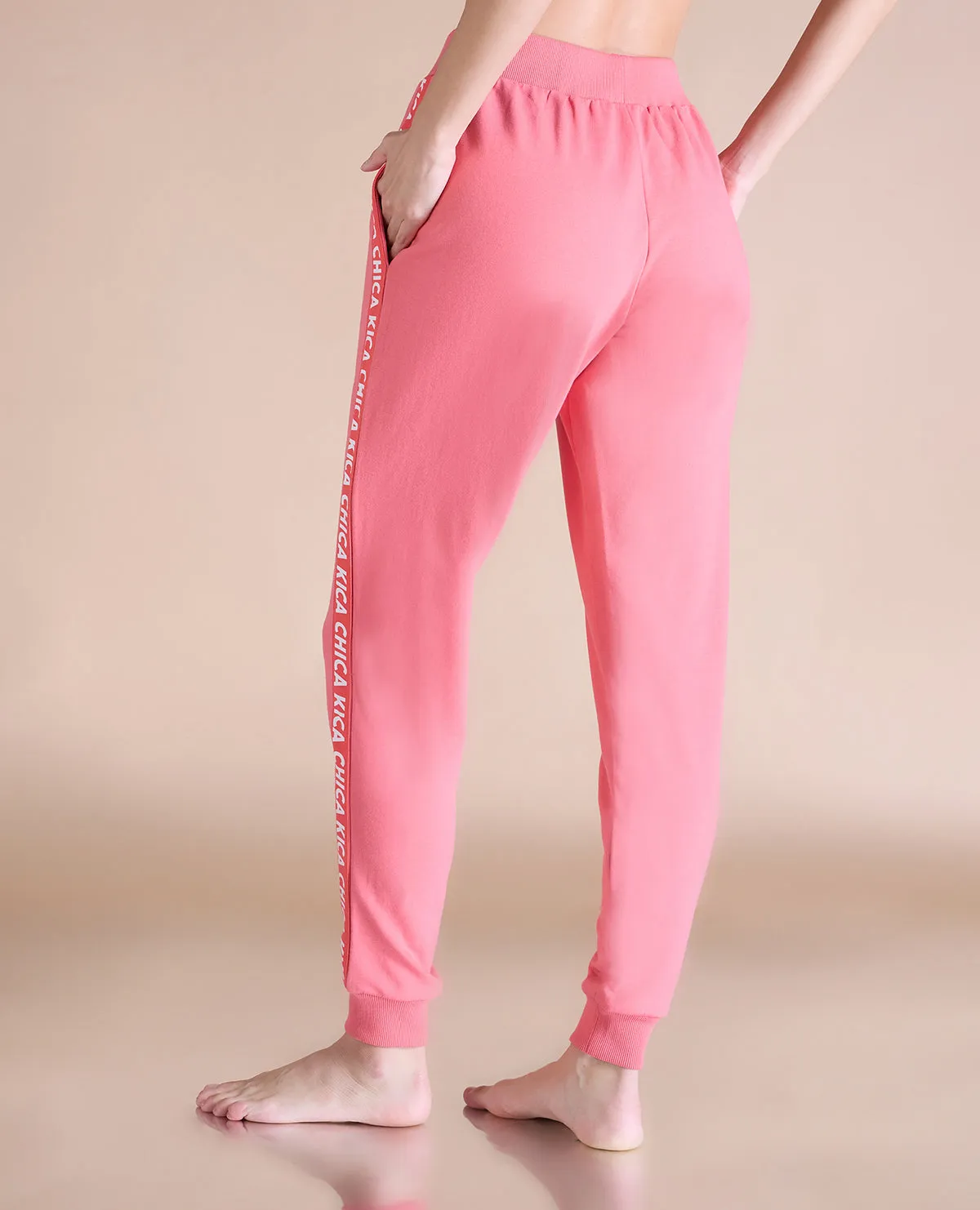 High Waisted Cotton Dance Joggers