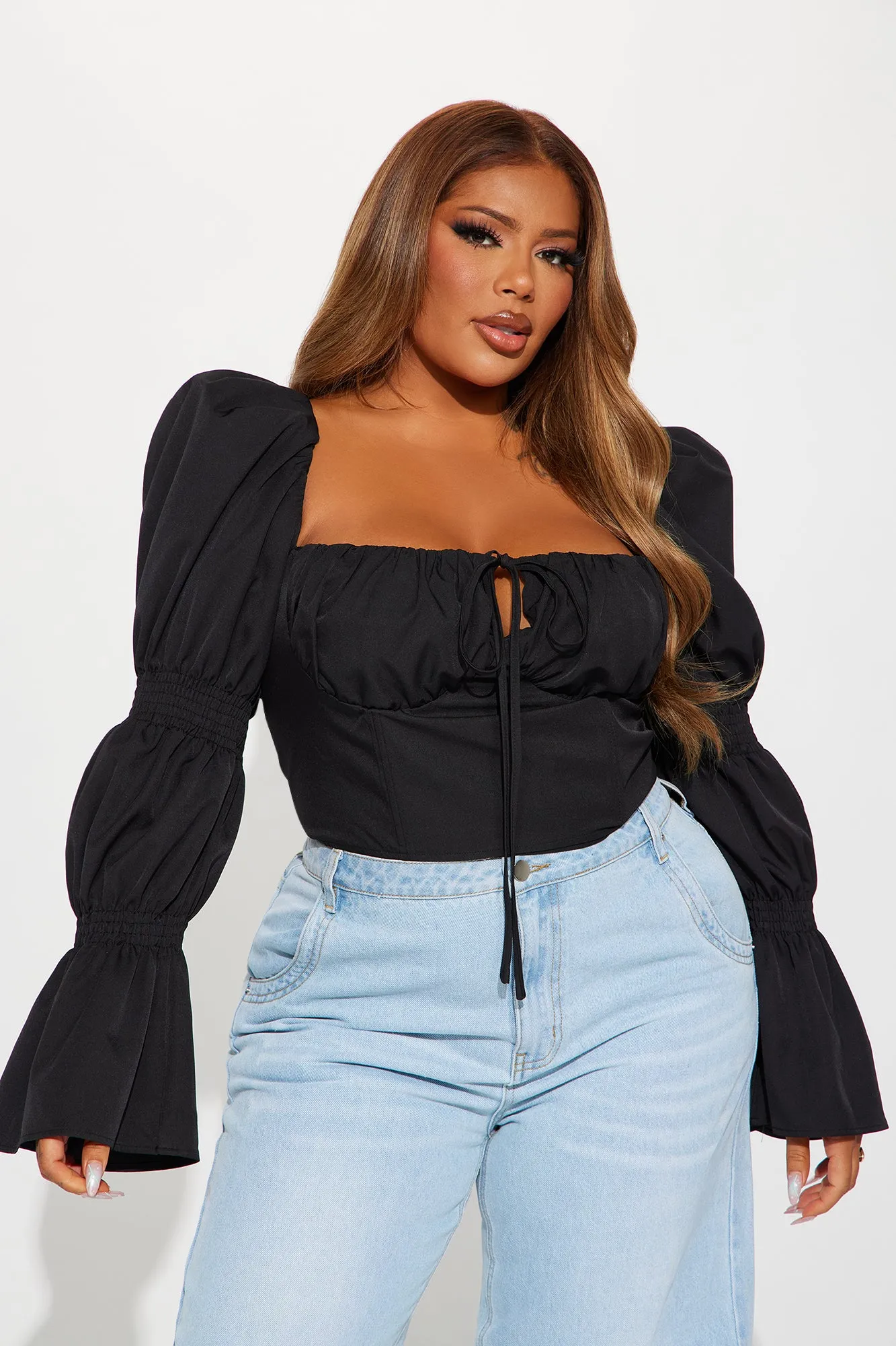 Ivy Corset Top - Black