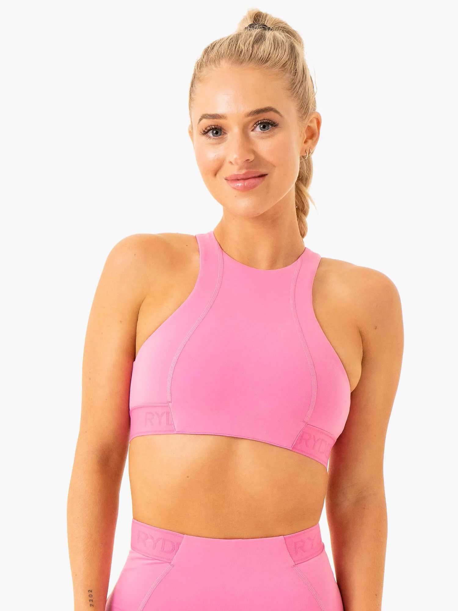 Level Up High Impact Sports Bra - Pink