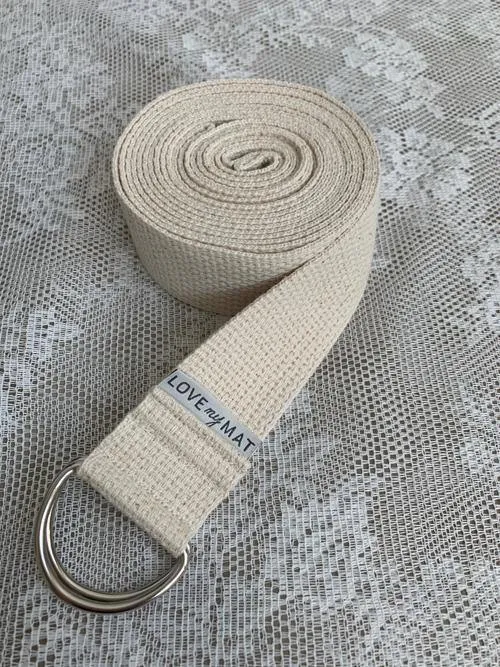 Natural Cotton Yoga Strap