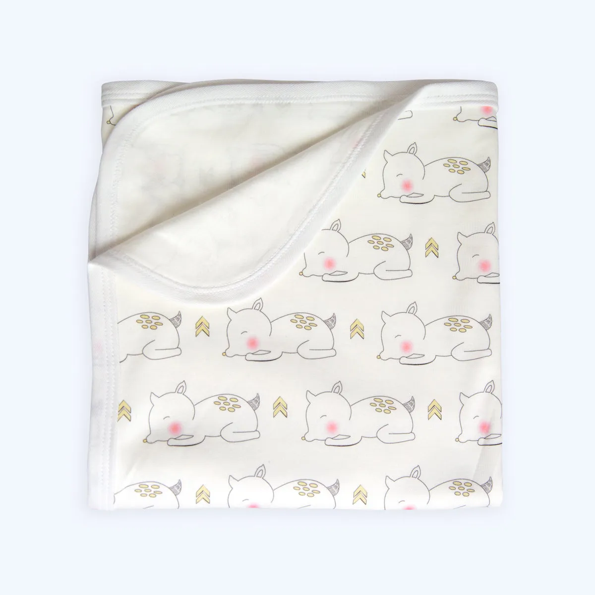 Organic Cotton Baby Blanket - Fawn