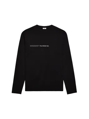 PANGAIA LAB Infinited Fiber Long Sleeve T-shirt—black