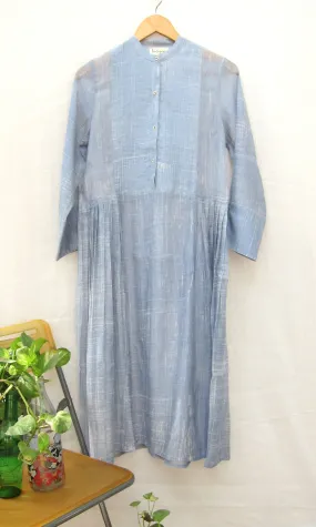 Pleated Waist Silk Cotton Kurta