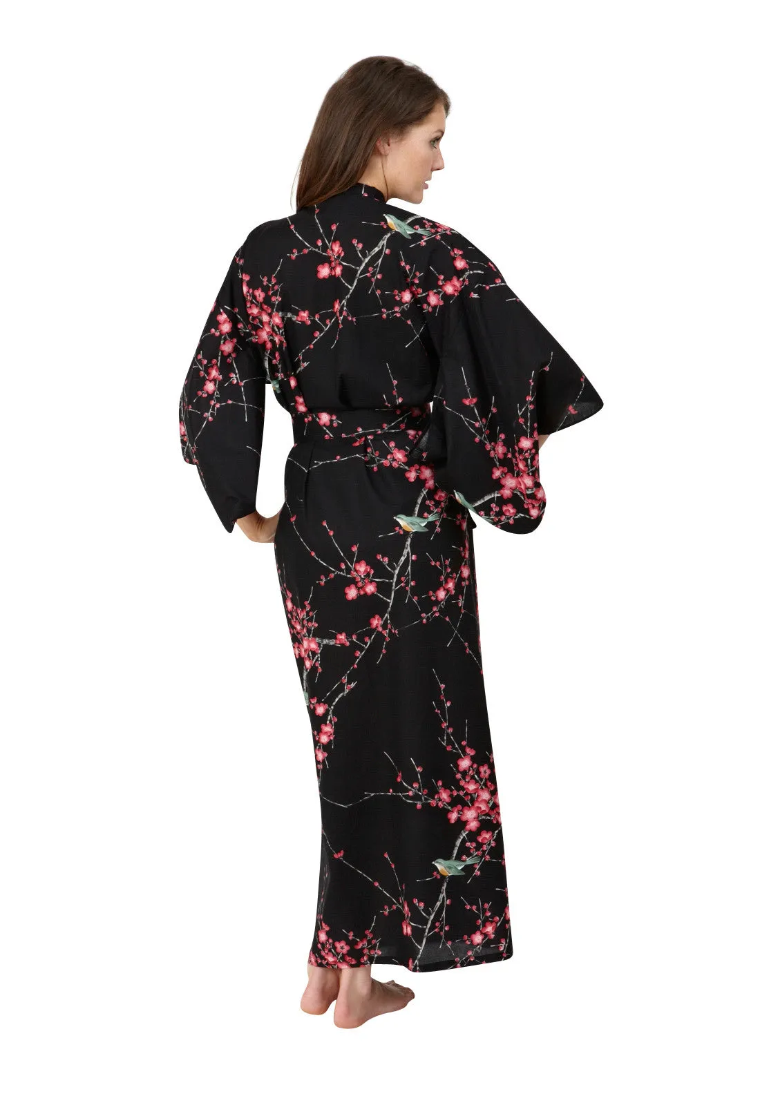 Plum & Warbler Long Cotton Kimono