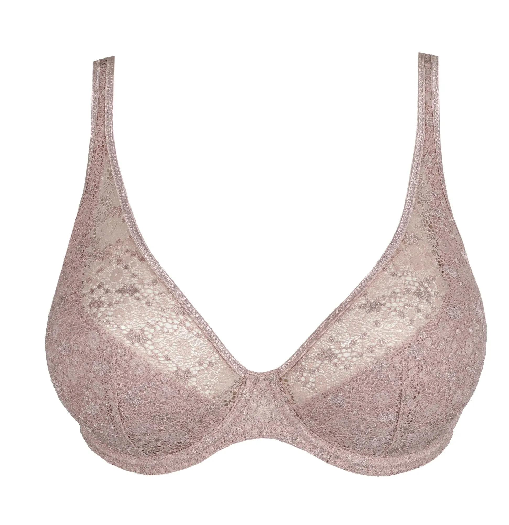 Prima Donna Twist Triangle Bra-Epirus-Rose