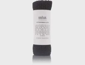 Salus Cotton Wash Cloth - Black