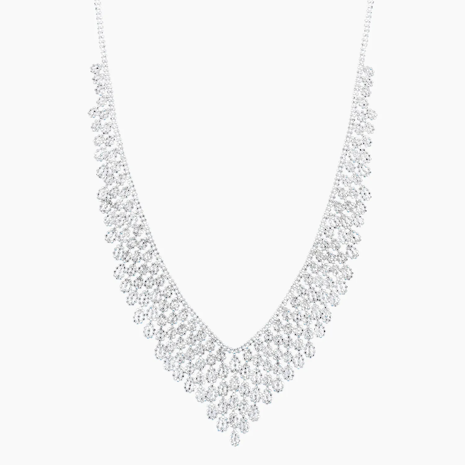 Silk Collection Silver Princess Necklace