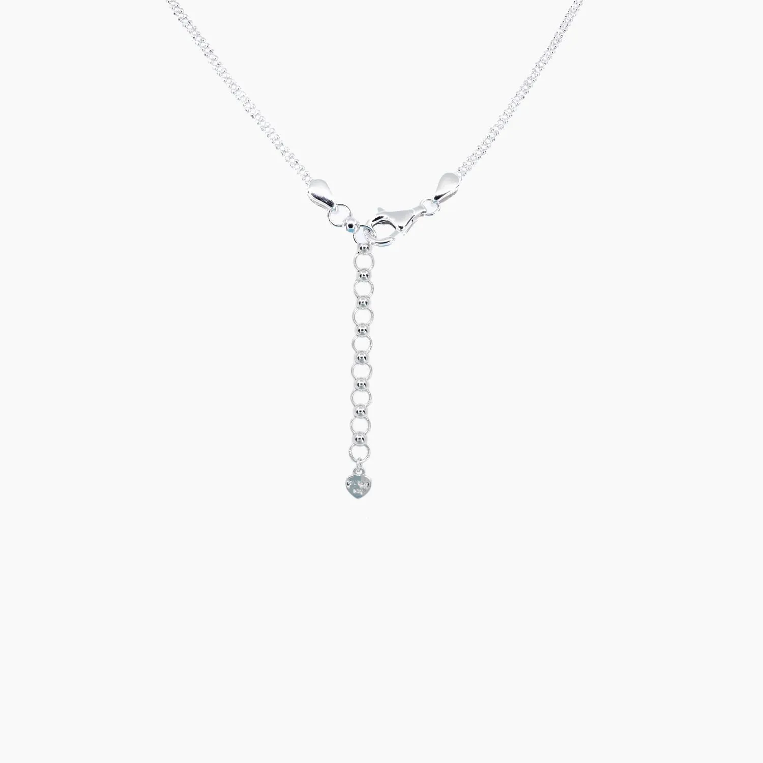 Silk Collection Silver Princess Necklace